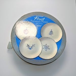 Boston Warehouse Plates Frost Porcelain Dessert